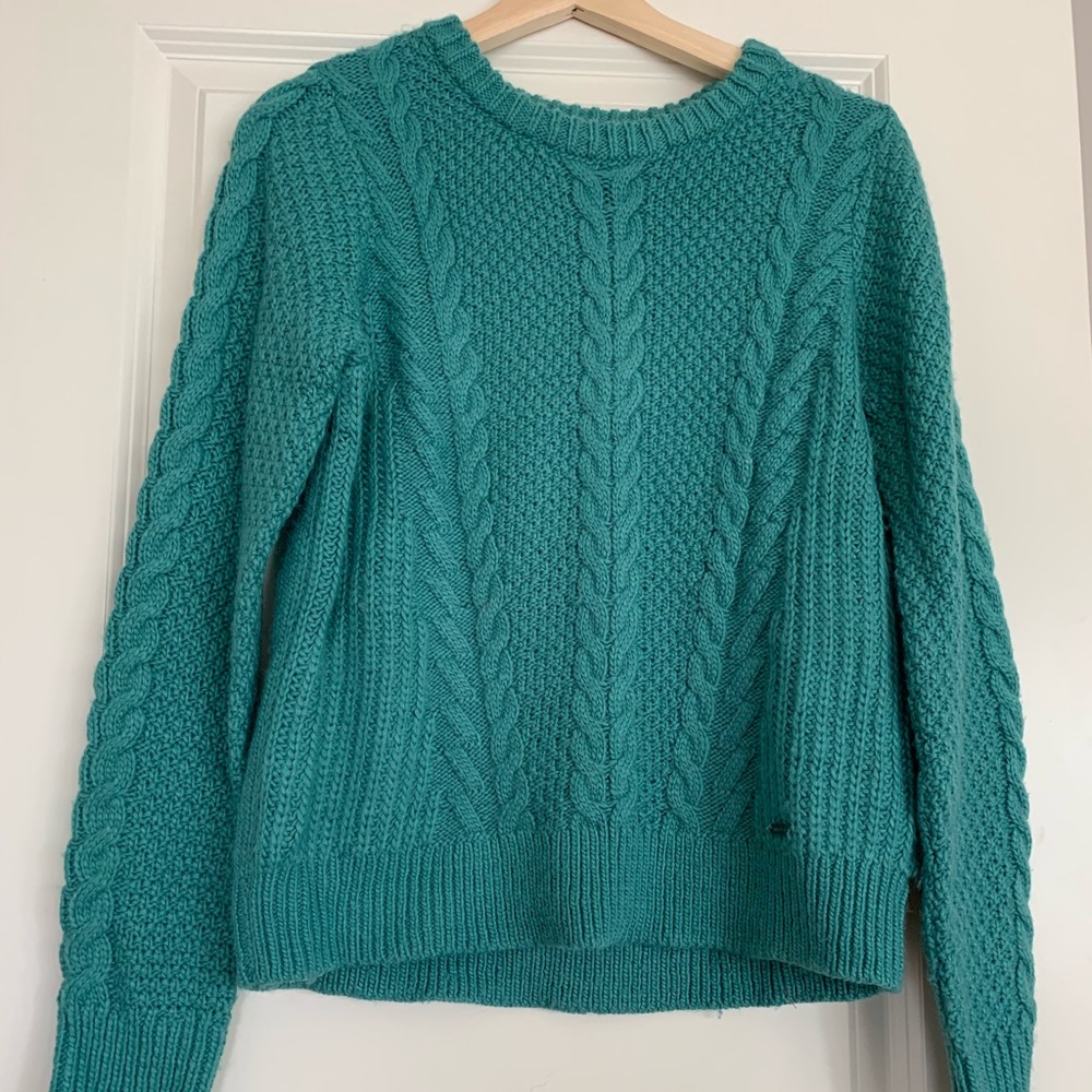 Knit wool winter sweater